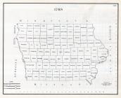 Iowa State Map, Iowa State Atlas 1930c